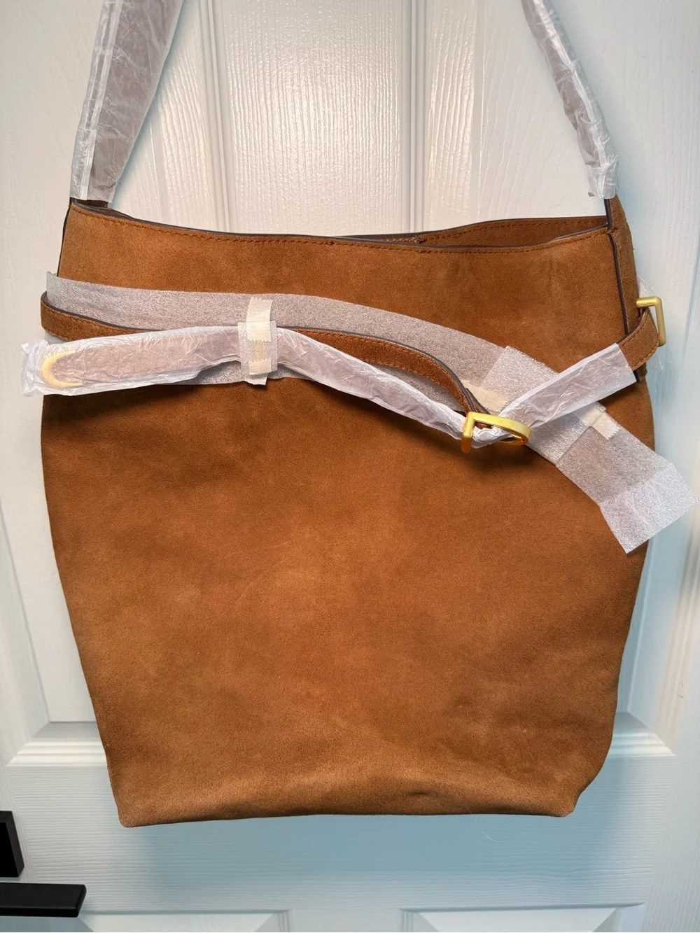 Madewell The Essential Belted Bucket - Dried Acorn NWT